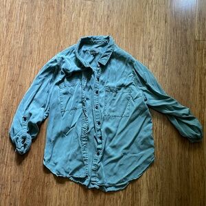 Universal Thread Army Green Blouse